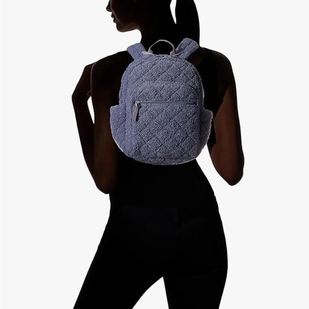 Vera Bradley Teddy Fleece Sherpa Small Backpack